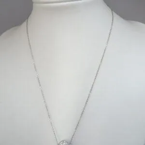 Collana oro bianco
