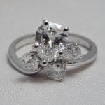 Anello in platino con diamanti 1.95ct