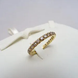 18 carati Oro giallo - Anello - 1.59 ct Diamanti Brown