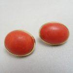 18 carati Oro - Orecchini Corallo