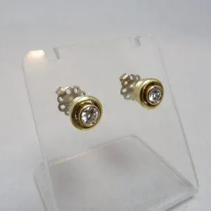 18 carati Oro giallo - Orecchini - 0.20 ct Diamante