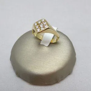 18 carati Oro giallo - Anello - 0.32 ct Diamante