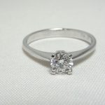 Anello solitario 0.45ct