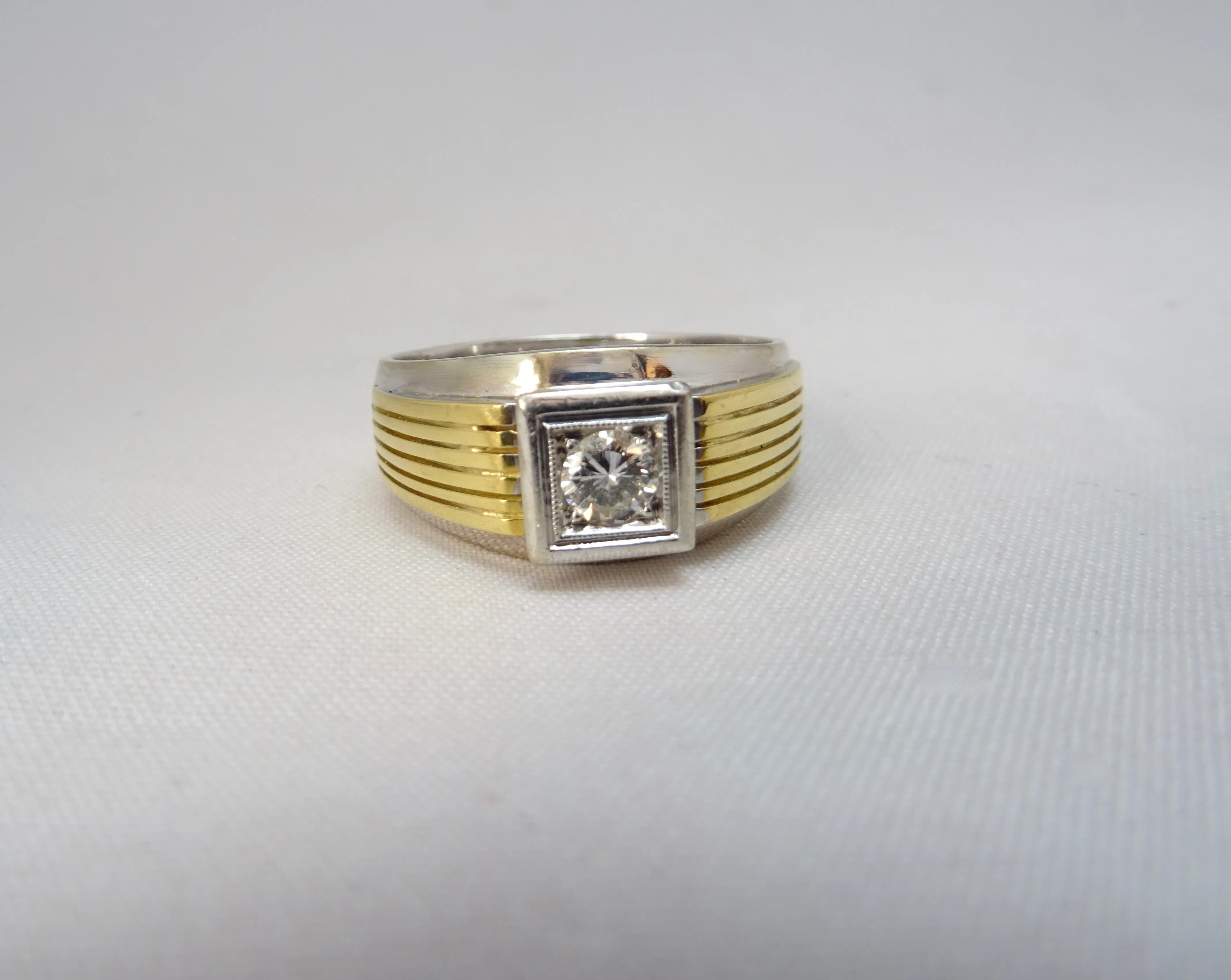 Anello da uomo diamante 0.30ct