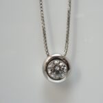 Collana punto luce 0.45 ct